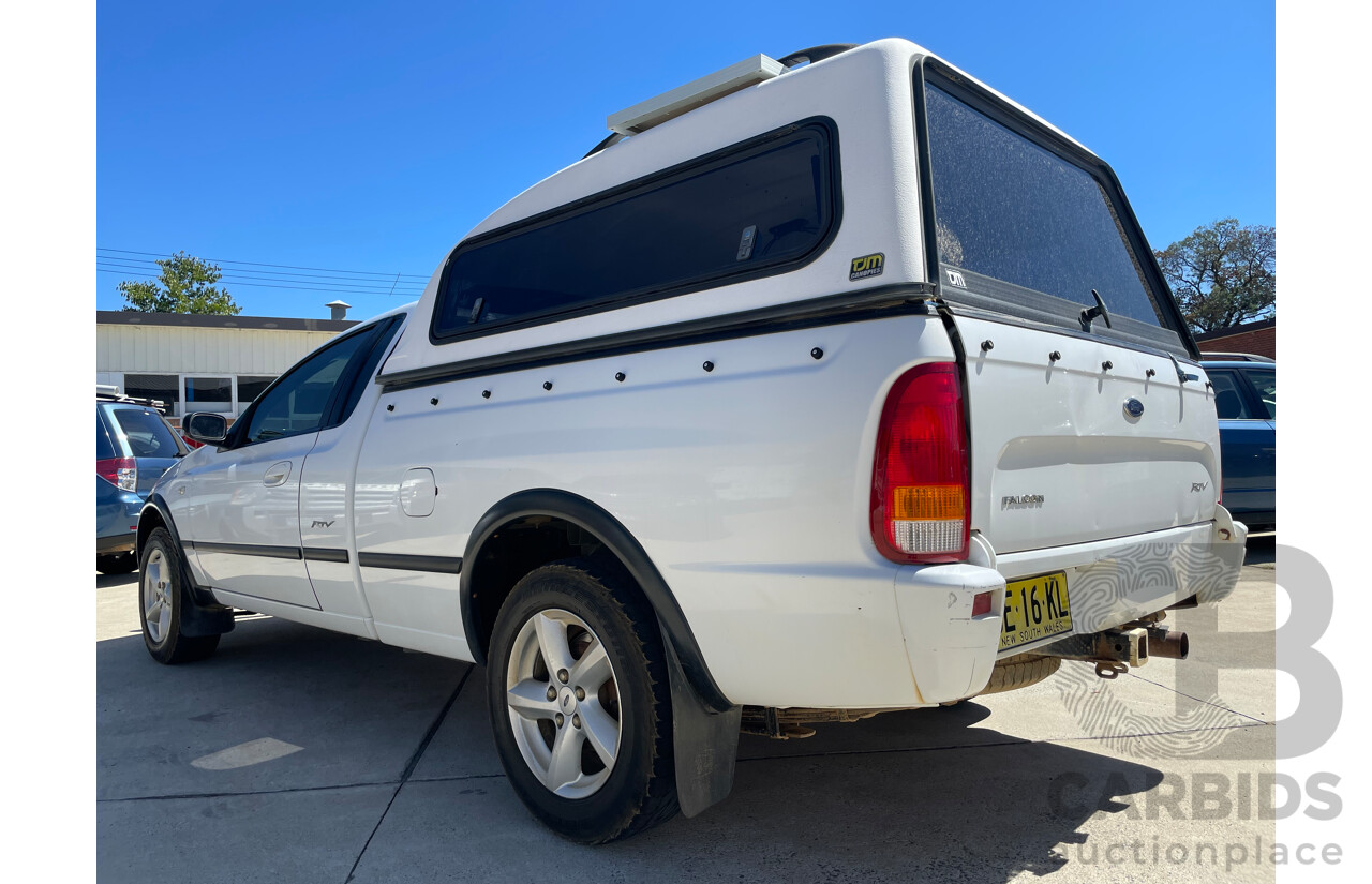 06/06 Ford Falcon RTV RWD BF Utility White 4.0L