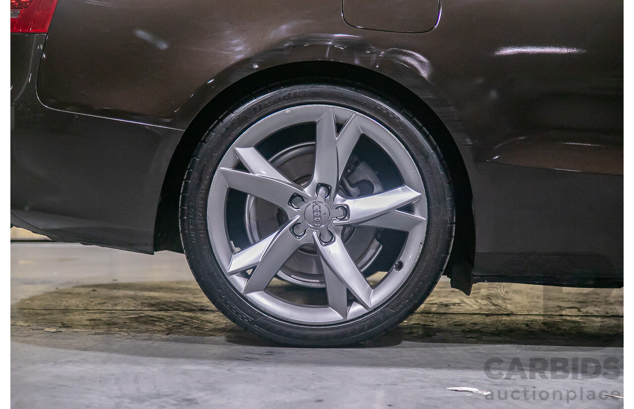 8/2011 Audi A5 2.0 TFSI Quattro (AWD) 8T MY11 2d Cabriolet Metallic Brown Turbo 2.0L