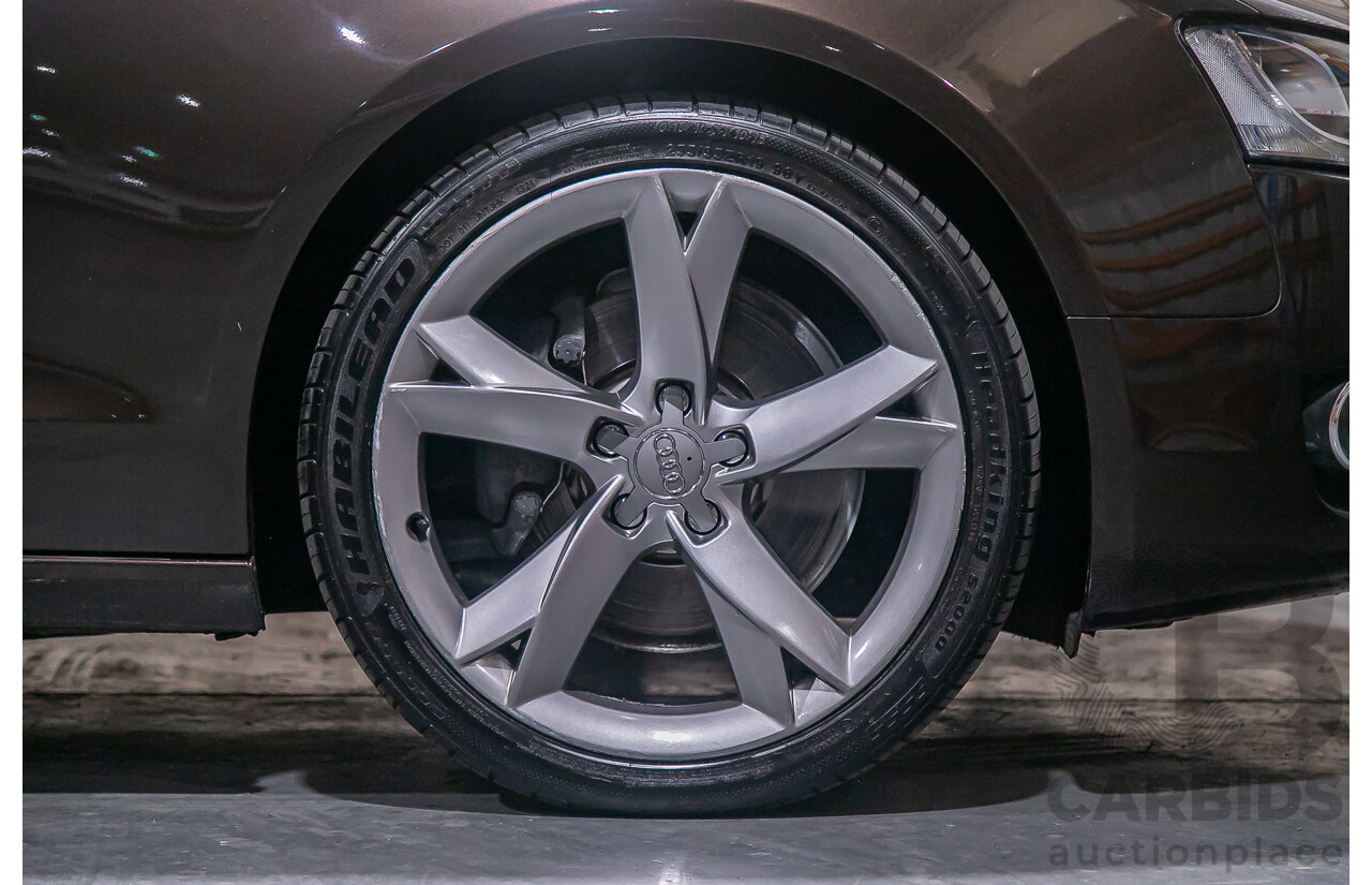 8/2011 Audi A5 2.0 TFSI Quattro (AWD) 8T MY11 2d Cabriolet Metallic Brown Turbo 2.0L