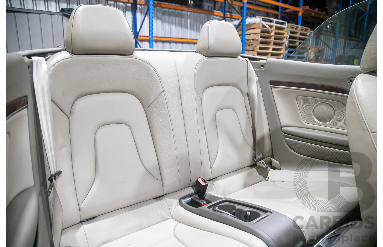 8/2011 Audi A5 2.0 TFSI Quattro (AWD) 8T MY11 2d Cabriolet Metallic Brown Turbo 2.0L