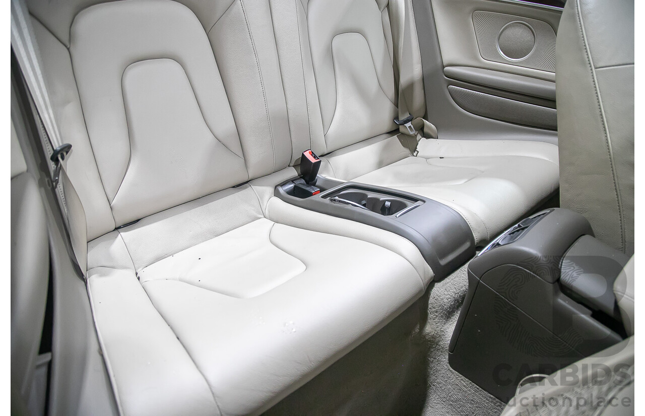 8/2011 Audi A5 2.0 TFSI Quattro (AWD) 8T MY11 2d Cabriolet Metallic Brown Turbo 2.0L