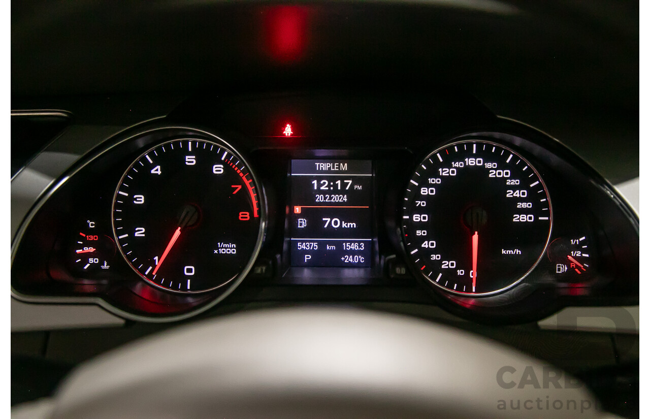 8/2011 Audi A5 2.0 TFSI Quattro (AWD) 8T MY11 2d Cabriolet Metallic Brown Turbo 2.0L