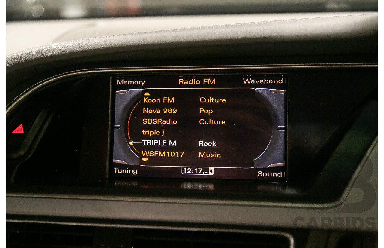 8/2011 Audi A5 2.0 TFSI Quattro (AWD) 8T MY11 2d Cabriolet Metallic Brown Turbo 2.0L