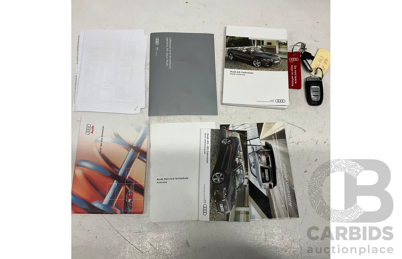 8/2011 Audi A5 2.0 TFSI Quattro (AWD) 8T MY11 2d Cabriolet Metallic Brown Turbo 2.0L