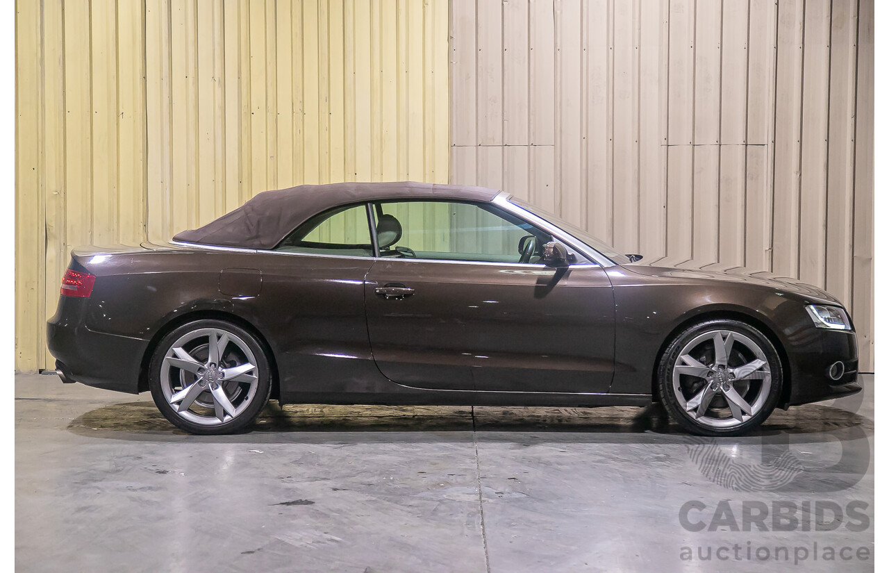 8/2011 Audi A5 2.0 TFSI Quattro (AWD) 8T MY11 2d Cabriolet Metallic Brown Turbo 2.0L