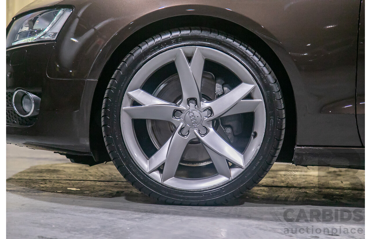 8/2011 Audi A5 2.0 TFSI Quattro (AWD) 8T MY11 2d Cabriolet Metallic Brown Turbo 2.0L