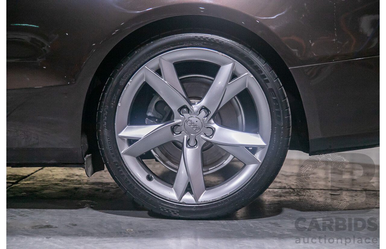 8/2011 Audi A5 2.0 TFSI Quattro (AWD) 8T MY11 2d Cabriolet Metallic Brown Turbo 2.0L