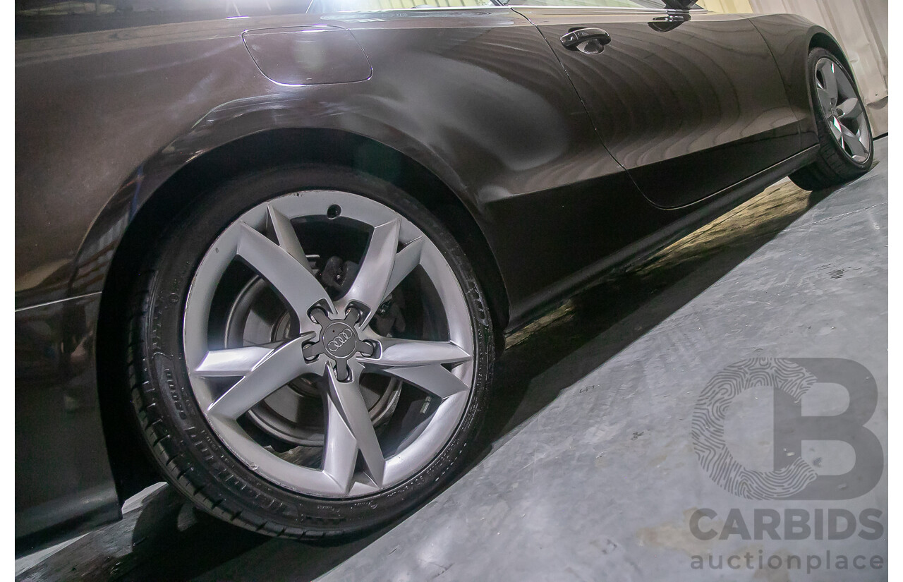 8/2011 Audi A5 2.0 TFSI Quattro (AWD) 8T MY11 2d Cabriolet Metallic Brown Turbo 2.0L