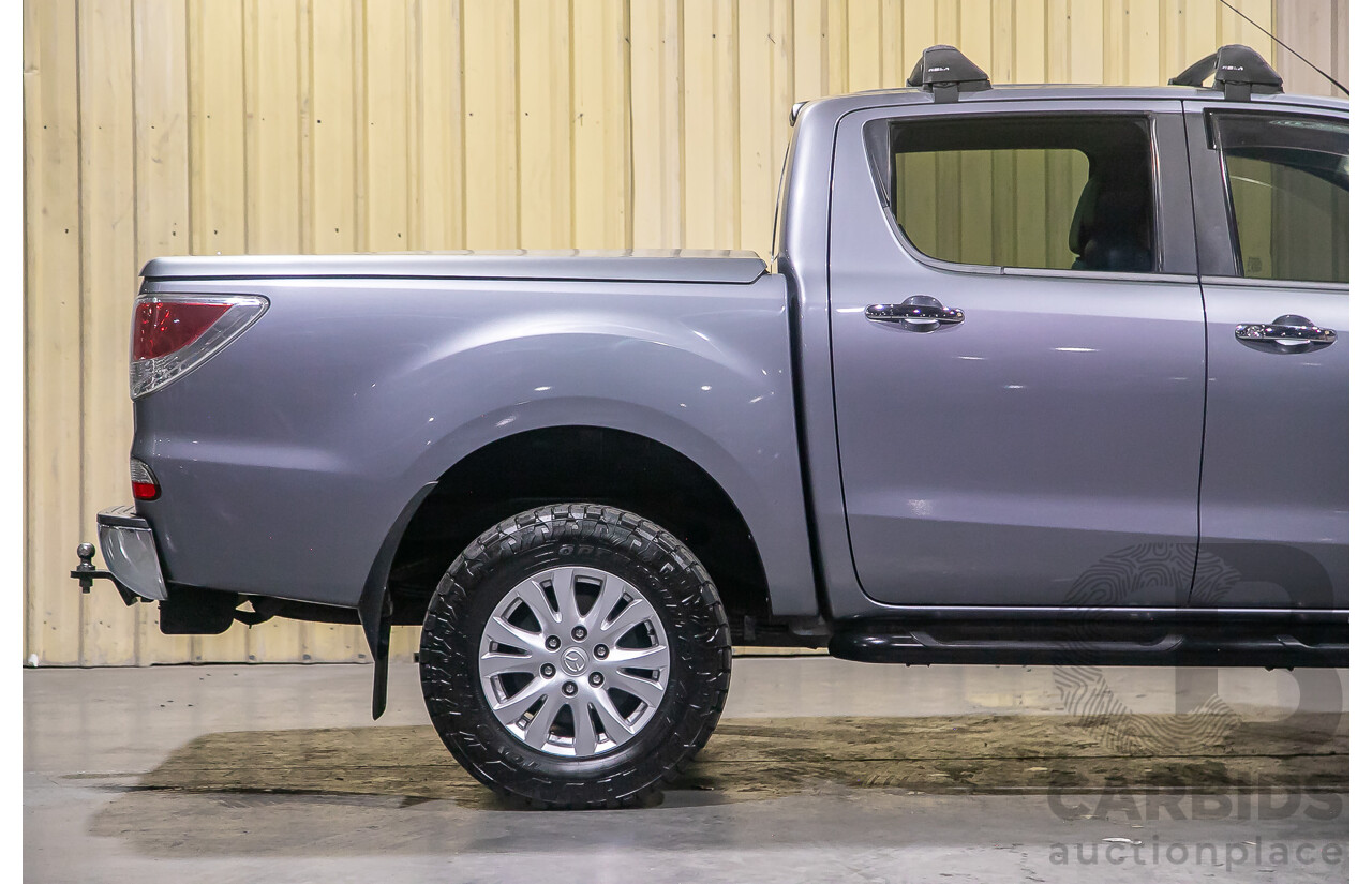1/2014 Mazda BT50 GT (4x4) MY13 Dual Cab Utility Grey Turbo Diesel 3.2L