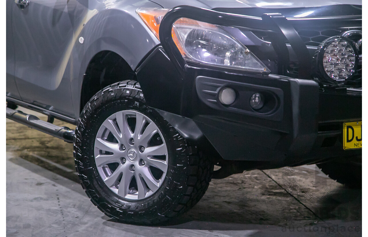 1/2014 Mazda BT50 GT (4x4) MY13 Dual Cab Utility Grey Turbo Diesel 3.2L