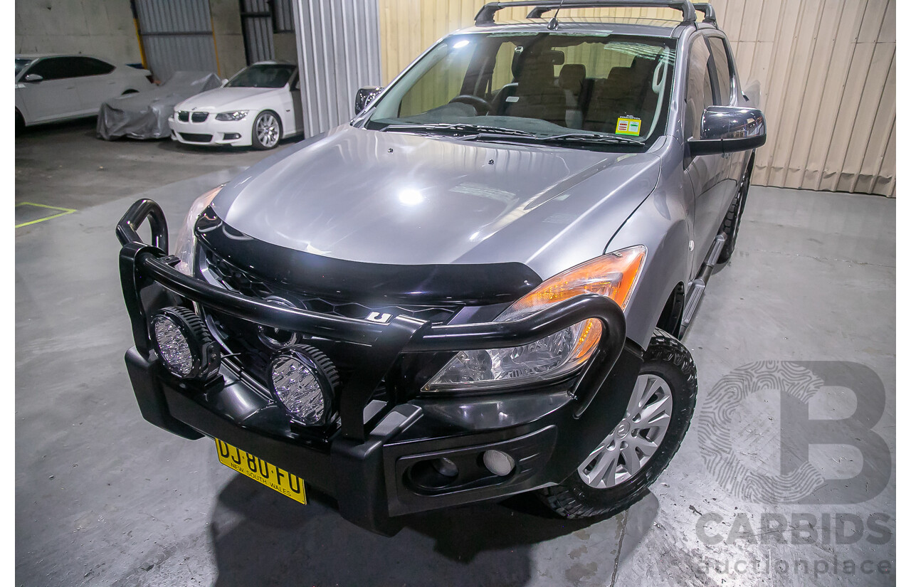 1/2014 Mazda BT50 GT (4x4) MY13 Dual Cab Utility Grey Turbo Diesel 3.2L