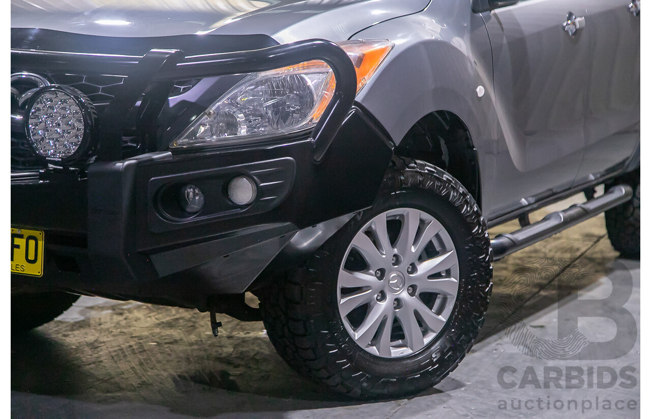 1/2014 Mazda BT50 GT (4x4) MY13 Dual Cab Utility Grey Turbo Diesel 3.2L