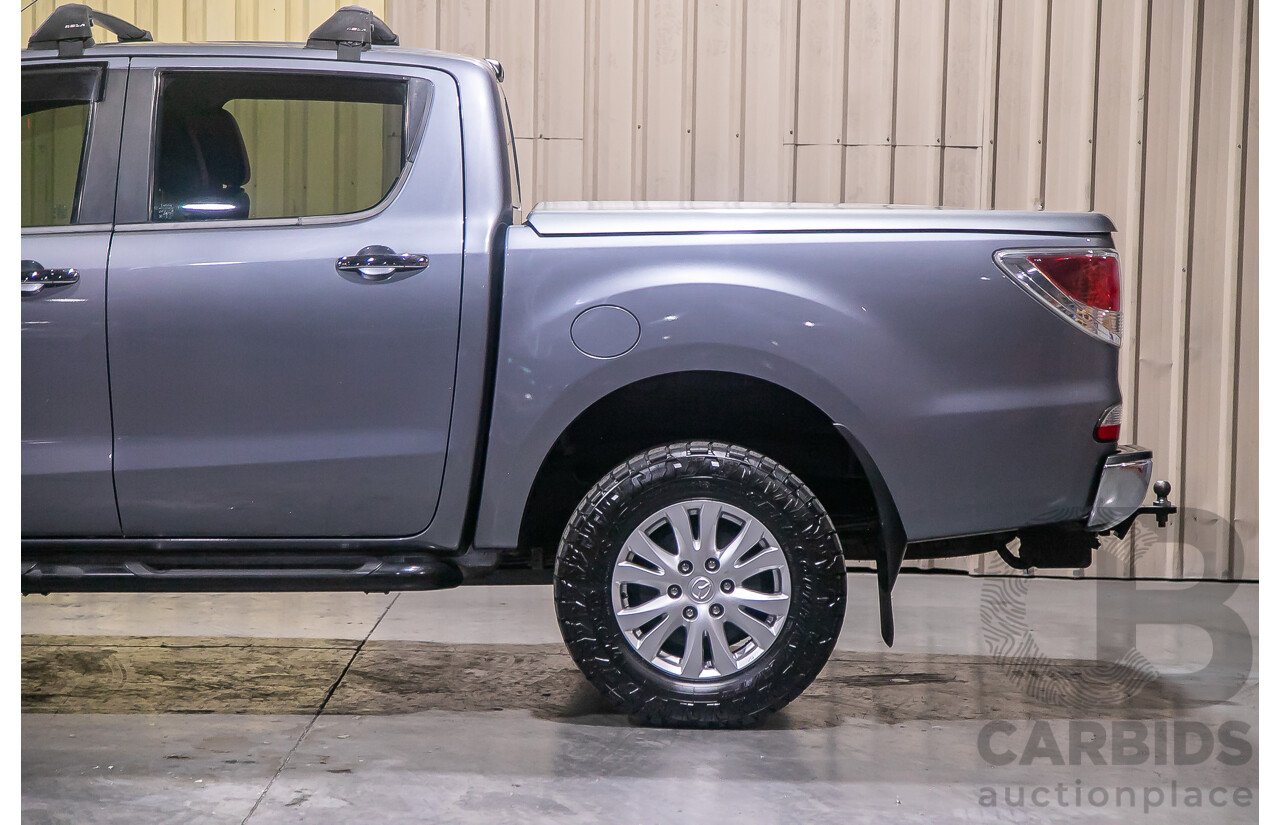1/2014 Mazda BT50 GT (4x4) MY13 Dual Cab Utility Grey Turbo Diesel 3.2L