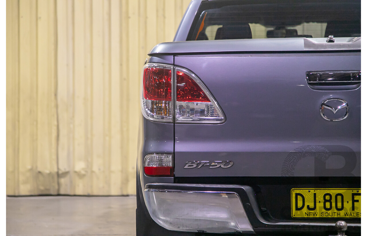 1/2014 Mazda BT50 GT (4x4) MY13 Dual Cab Utility Grey Turbo Diesel 3.2L