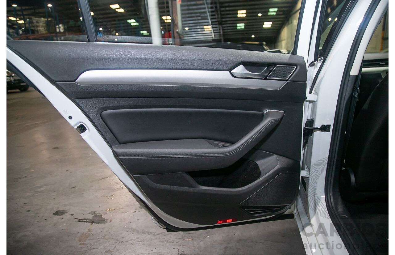 4/2018 Volkswagen Passat 132 TSI Comfortline 3C 4d Sedan White Turbo 1.8L