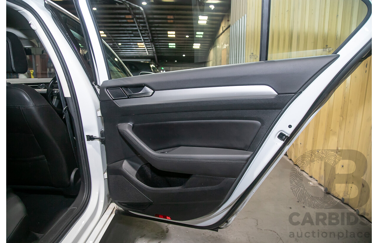 4/2018 Volkswagen Passat 132 TSI Comfortline 3C 4d Sedan White Turbo 1.8L