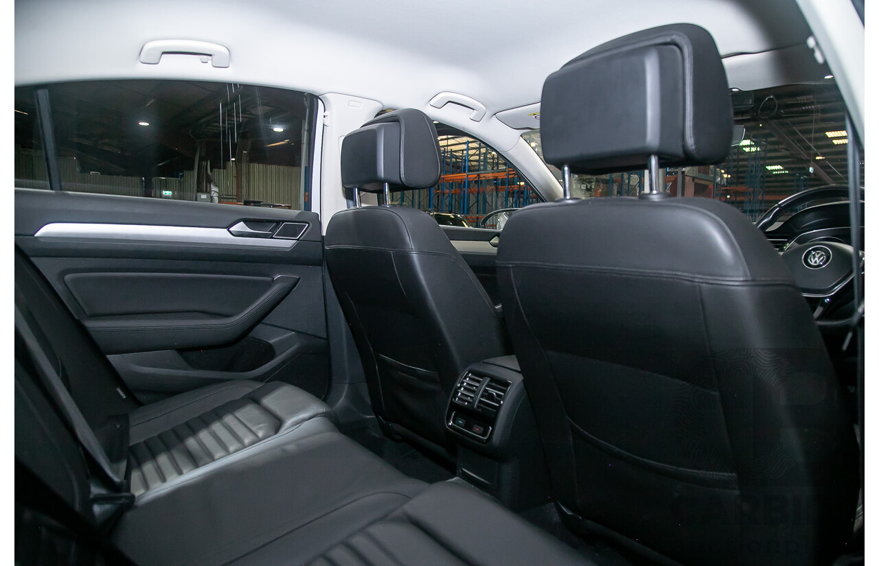 4/2018 Volkswagen Passat 132 TSI Comfortline 3C 4d Sedan White Turbo 1.8L