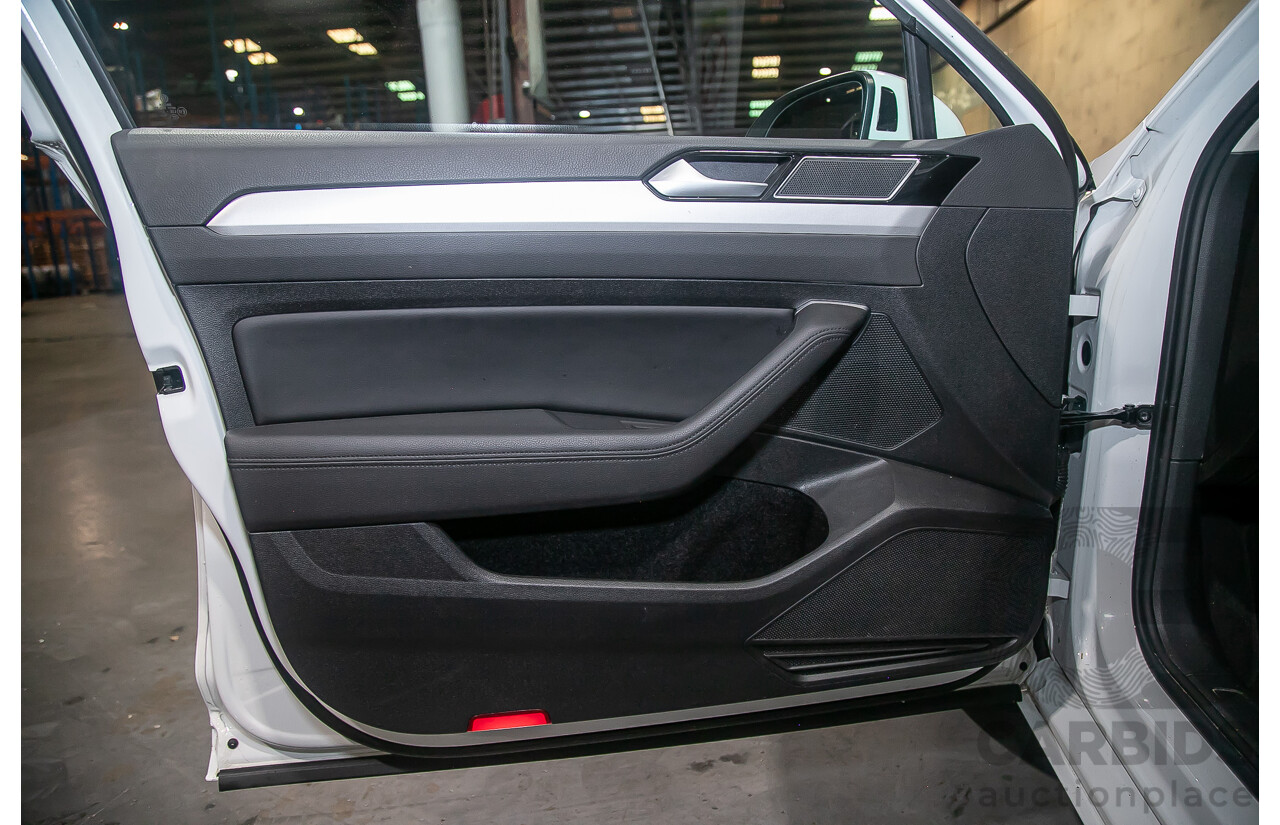 4/2018 Volkswagen Passat 132 TSI Comfortline 3C 4d Sedan White Turbo 1.8L