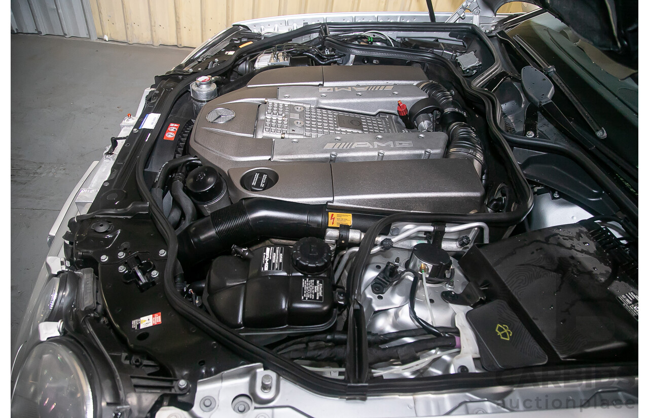 10/2004 Mercedes Benz E55 AMG W211 4d Sedan Brilliant Silver Metallic Supercharged V8 5.4L