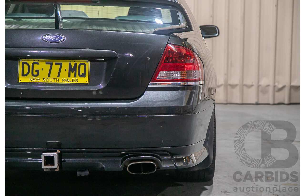 11/2007 Ford Falcon XR8 BF MKII 07 Upgrade 4d Sedan Ego Metallic Grey V8 5.4L