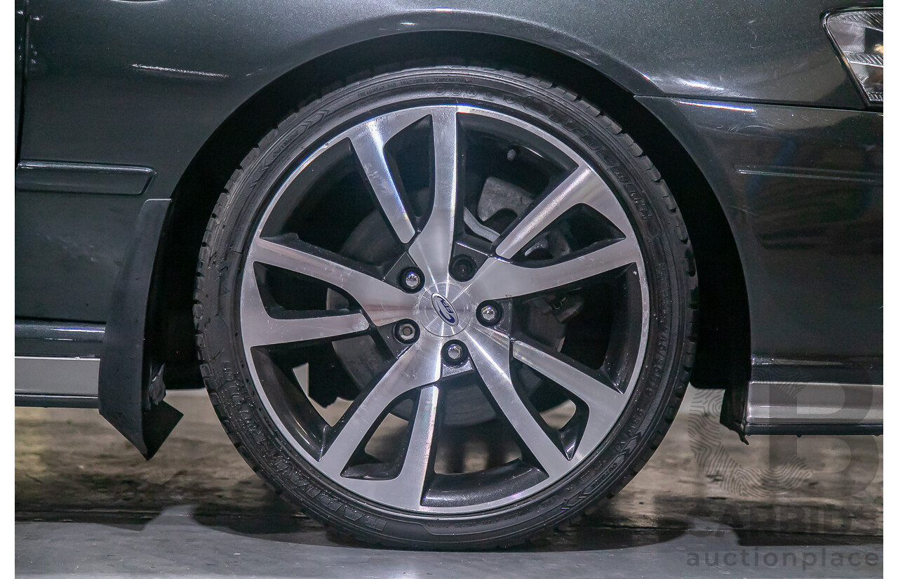11/2007 Ford Falcon XR8 BF MKII 07 Upgrade 4d Sedan Ego Metallic Grey V8 5.4L