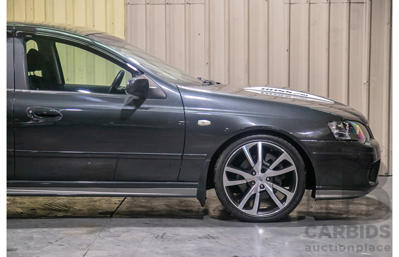 11/2007 Ford Falcon XR8 BF MKII 07 Upgrade 4d Sedan Ego Metallic Grey V8 5.4L