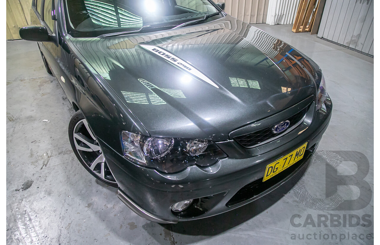 11/2007 Ford Falcon XR8 BF MKII 07 Upgrade 4d Sedan Ego Metallic Grey V8 5.4L