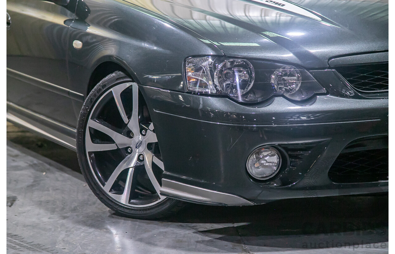 11/2007 Ford Falcon XR8 BF MKII 07 Upgrade 4d Sedan Ego Metallic Grey V8 5.4L