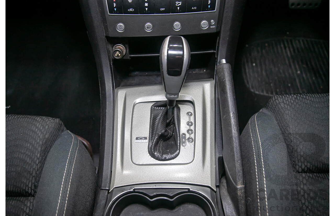 11/2007 Ford Falcon XR8 BF MKII 07 Upgrade 4d Sedan Ego Metallic Grey V8 5.4L