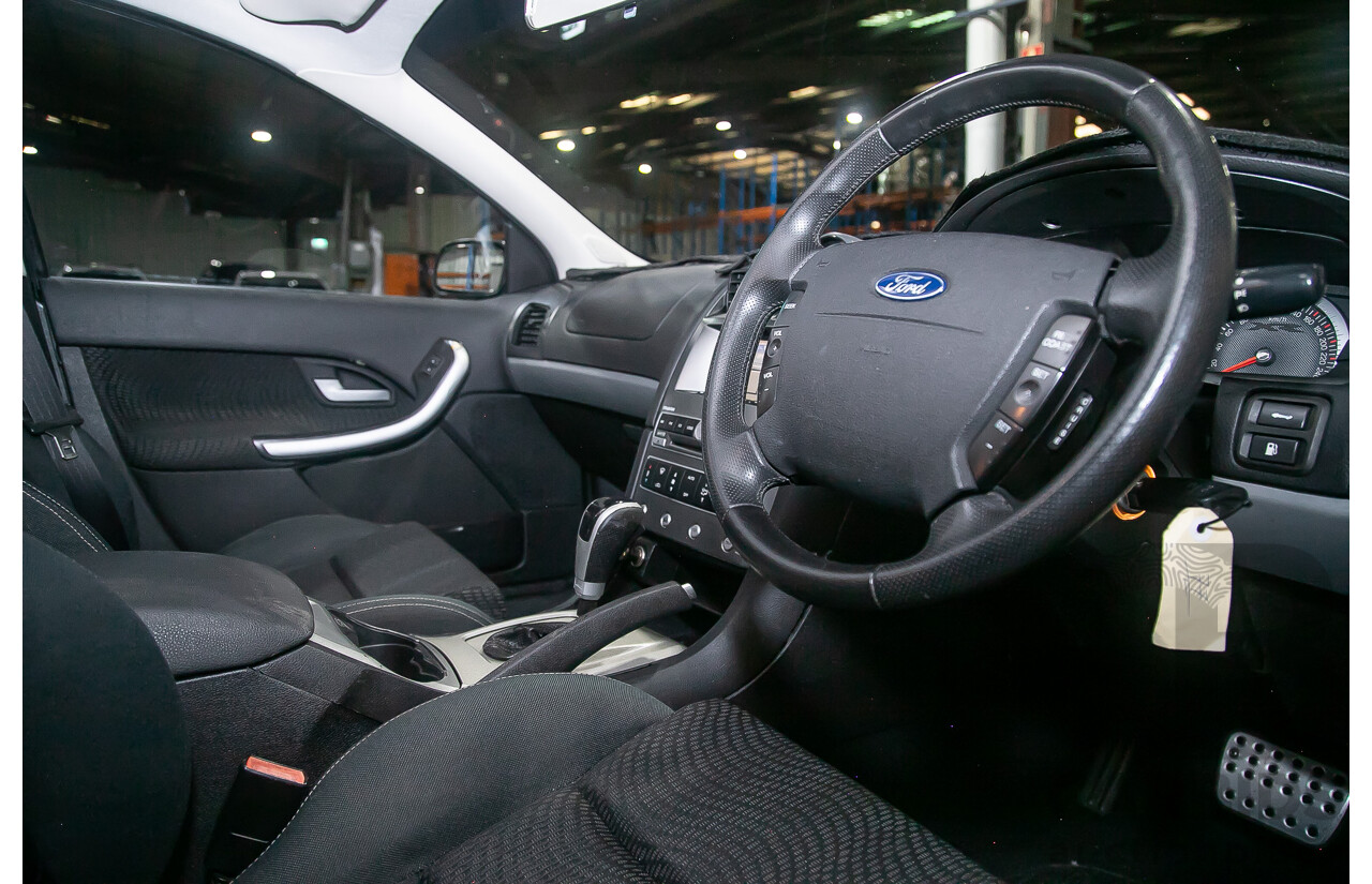 11/2007 Ford Falcon XR8 BF MKII 07 Upgrade 4d Sedan Ego Metallic Grey V8 5.4L