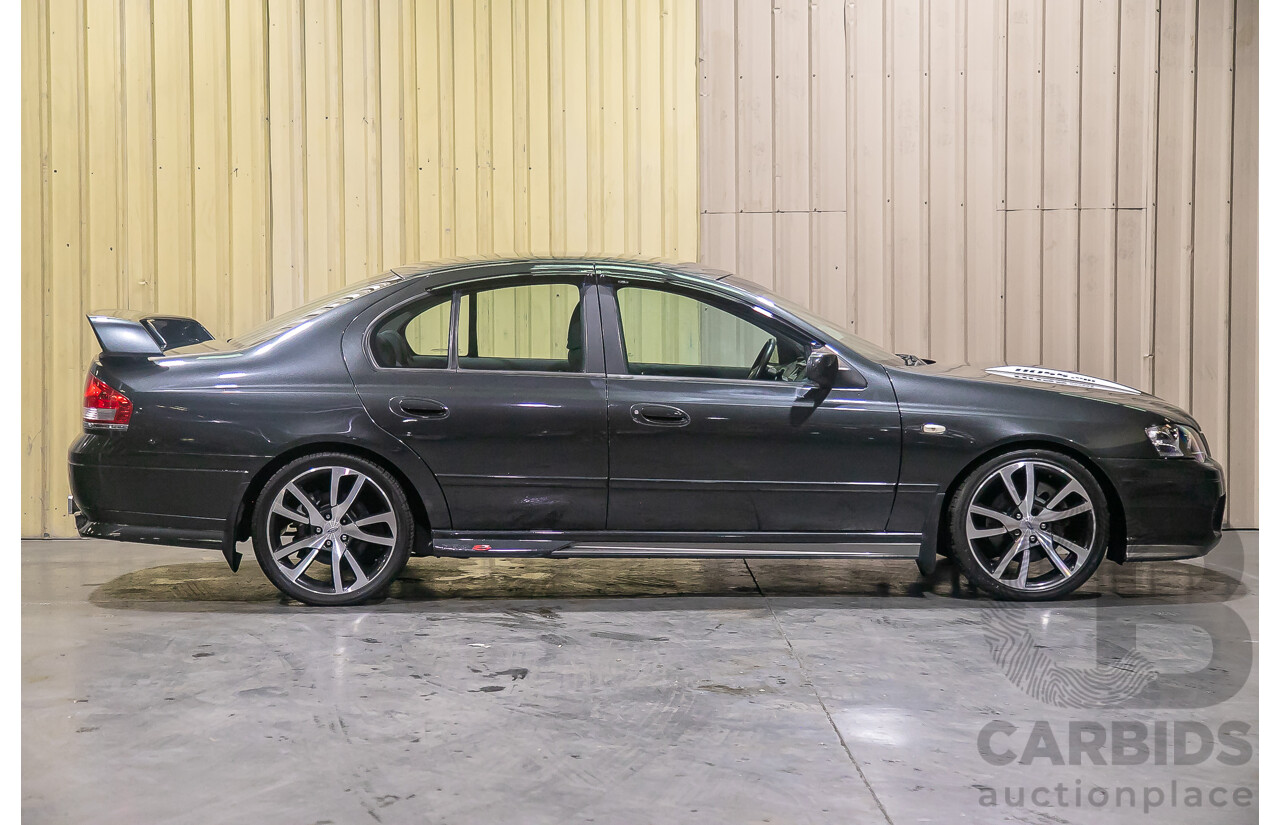 11/2007 Ford Falcon XR8 BF MKII 07 Upgrade 4d Sedan Ego Metallic Grey V8 5.4L