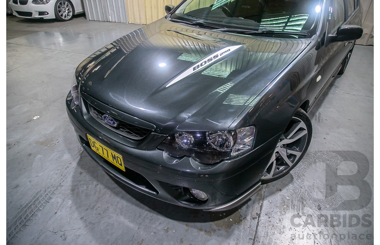 11/2007 Ford Falcon XR8 BF MKII 07 Upgrade 4d Sedan Ego Metallic Grey V8 5.4L