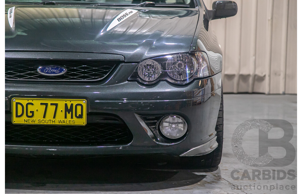 11/2007 Ford Falcon XR8 BF MKII 07 Upgrade 4d Sedan Ego Metallic Grey V8 5.4L