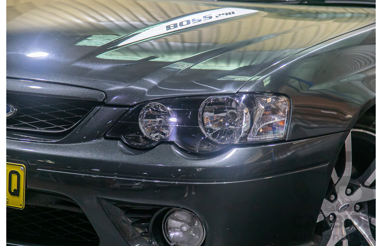 11/2007 Ford Falcon XR8 BF MKII 07 Upgrade 4d Sedan Ego Metallic Grey V8 5.4L