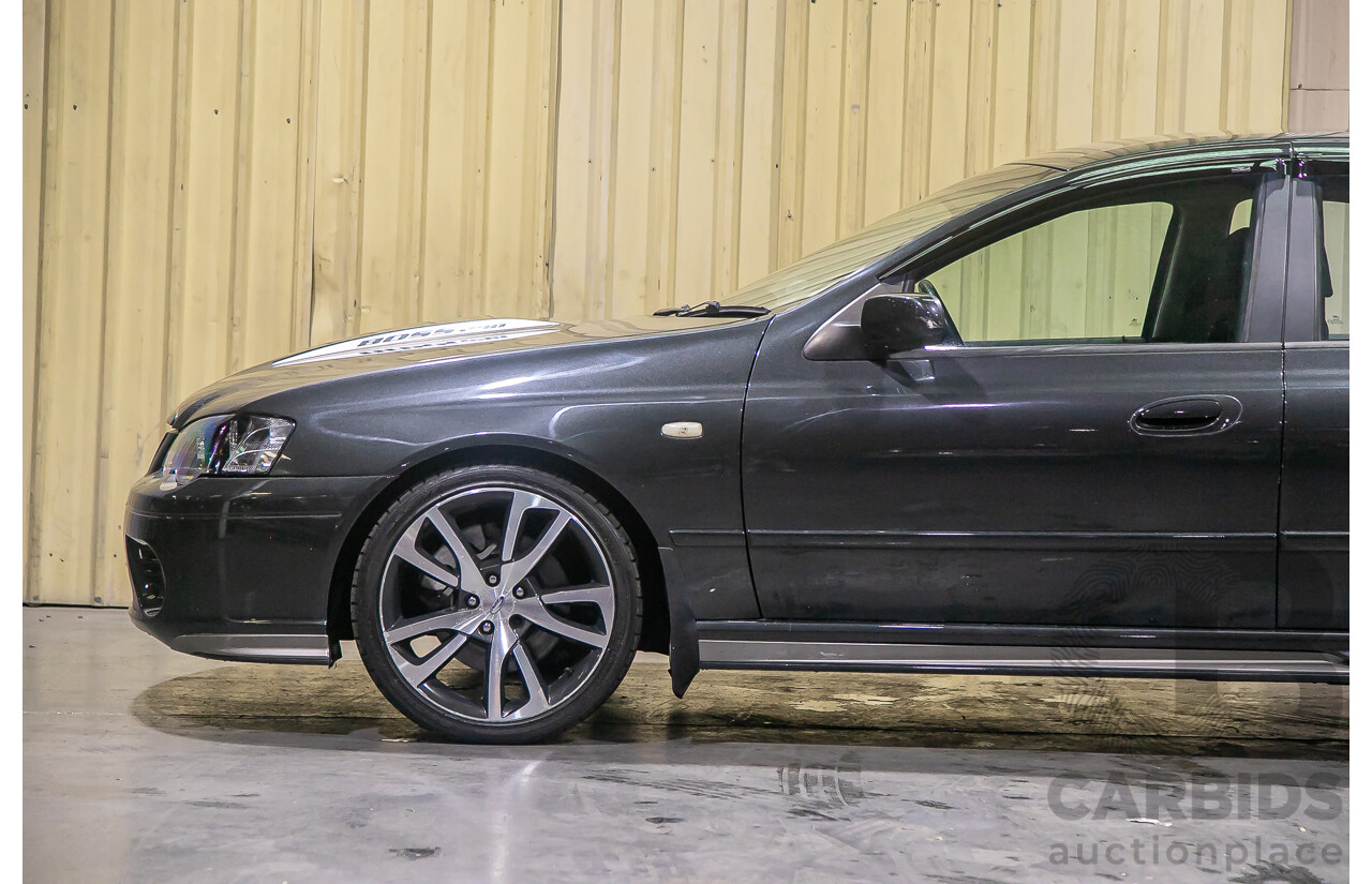 11/2007 Ford Falcon XR8 BF MKII 07 Upgrade 4d Sedan Ego Metallic Grey V8 5.4L