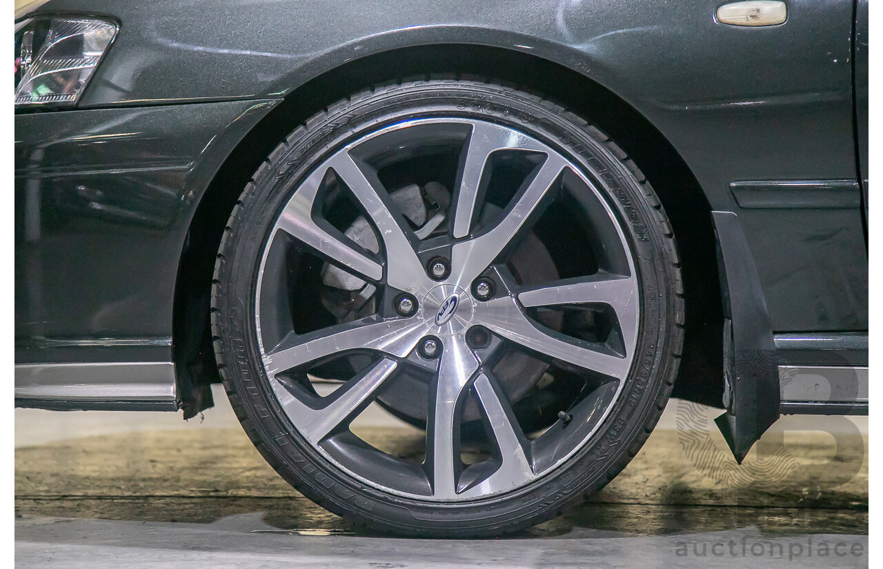 11/2007 Ford Falcon XR8 BF MKII 07 Upgrade 4d Sedan Ego Metallic Grey V8 5.4L