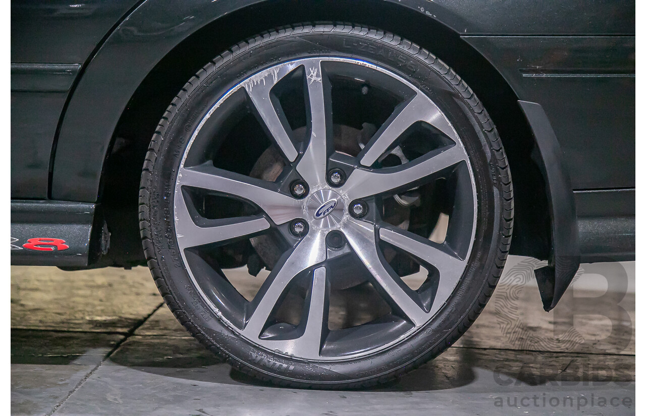 11/2007 Ford Falcon XR8 BF MKII 07 Upgrade 4d Sedan Ego Metallic Grey V8 5.4L