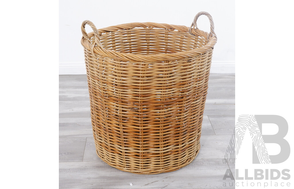 Large Cane Basket