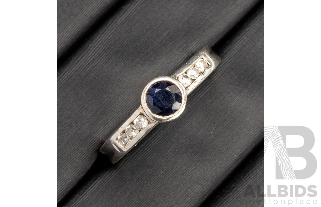 Sapphire 925 Sterling Silver Ring