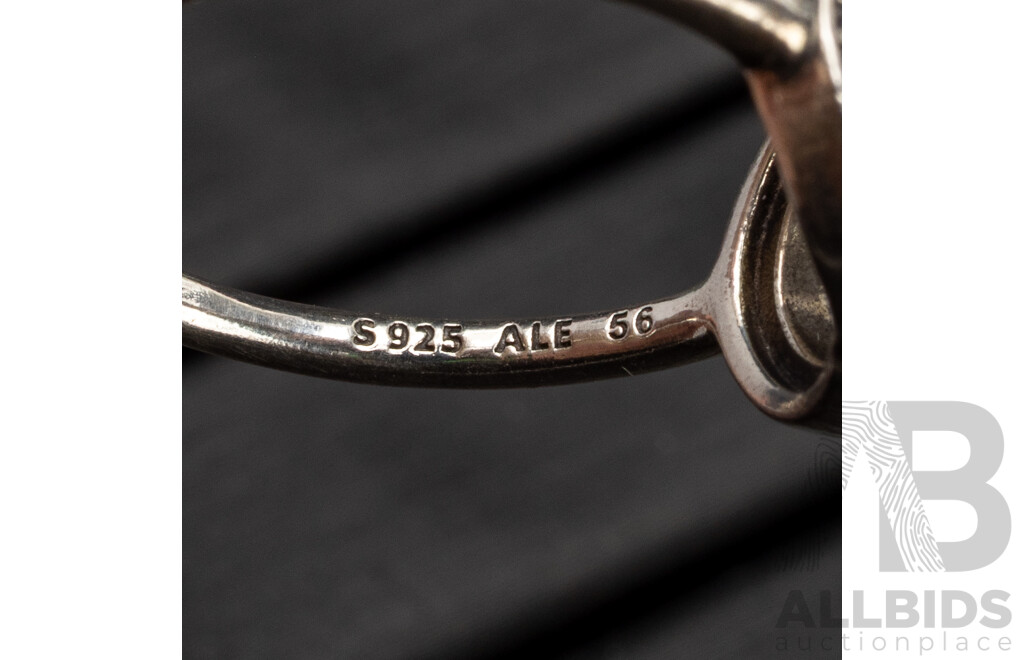 925 Sterling Silver Pandora Ring