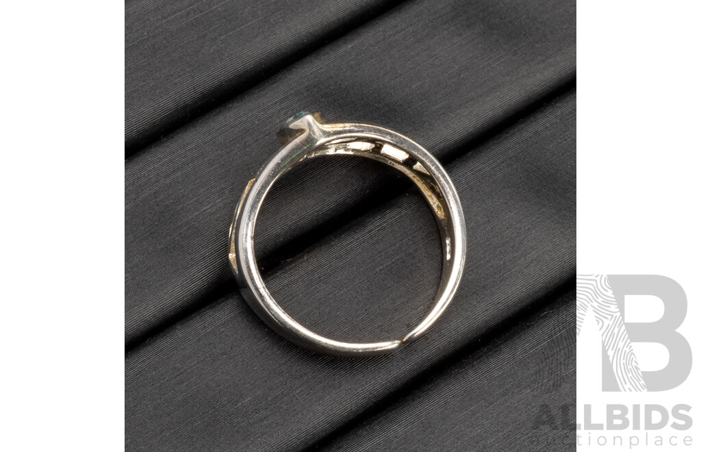 Marquise Topaz 925 Sterling Silver Ring