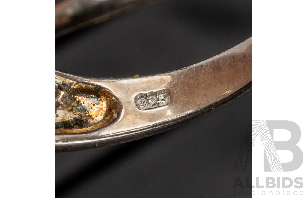 Marquise Topaz 925 Sterling Silver Ring