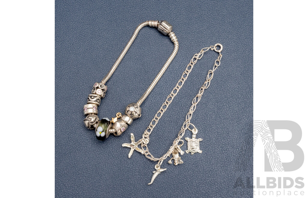 Charm Bracelets - Lot of 2