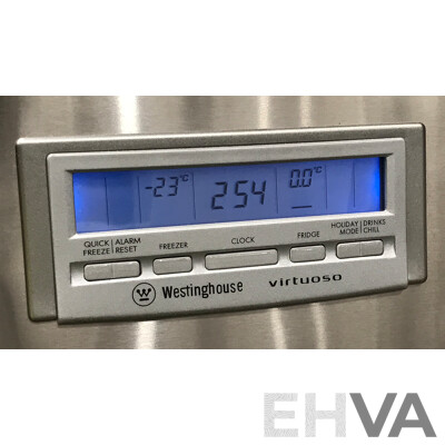 Westinghouse Virtuoso 420 Litre Top Mount Stainless Steel Fridge/Freezer