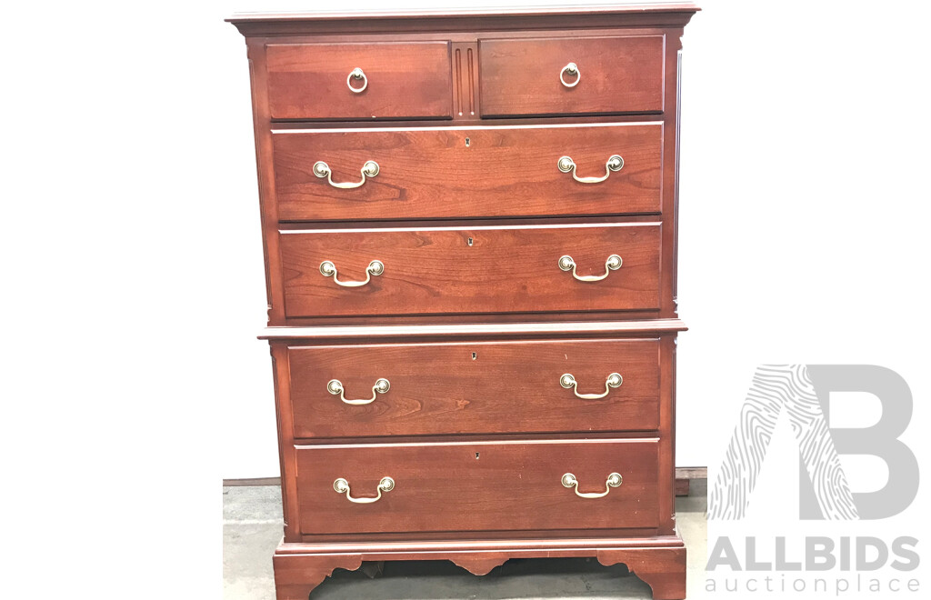 Drexel Heritage Tallboy Chest of Drawers