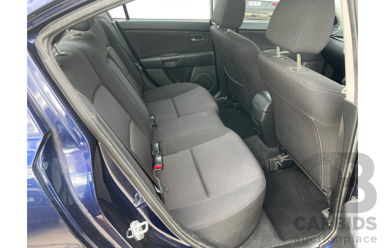 /2008 Mazda Mazda3 MAXX Sport BK MY08 4d Sedan Blue 2.0L