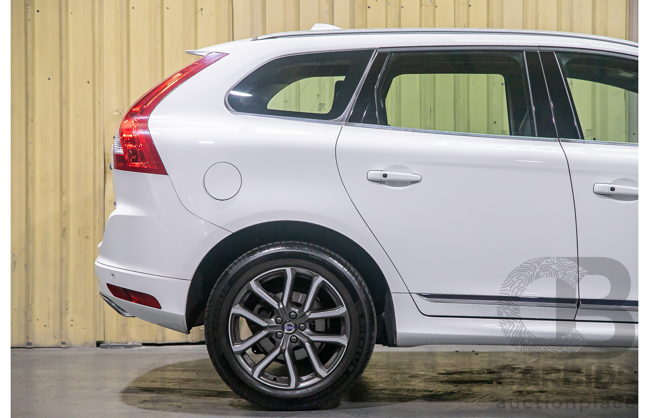 12/2015 Volvo XC60 D5 Luxury (AWD) DZ MY15 4d Wagon White Turbo Diesel 2.4L