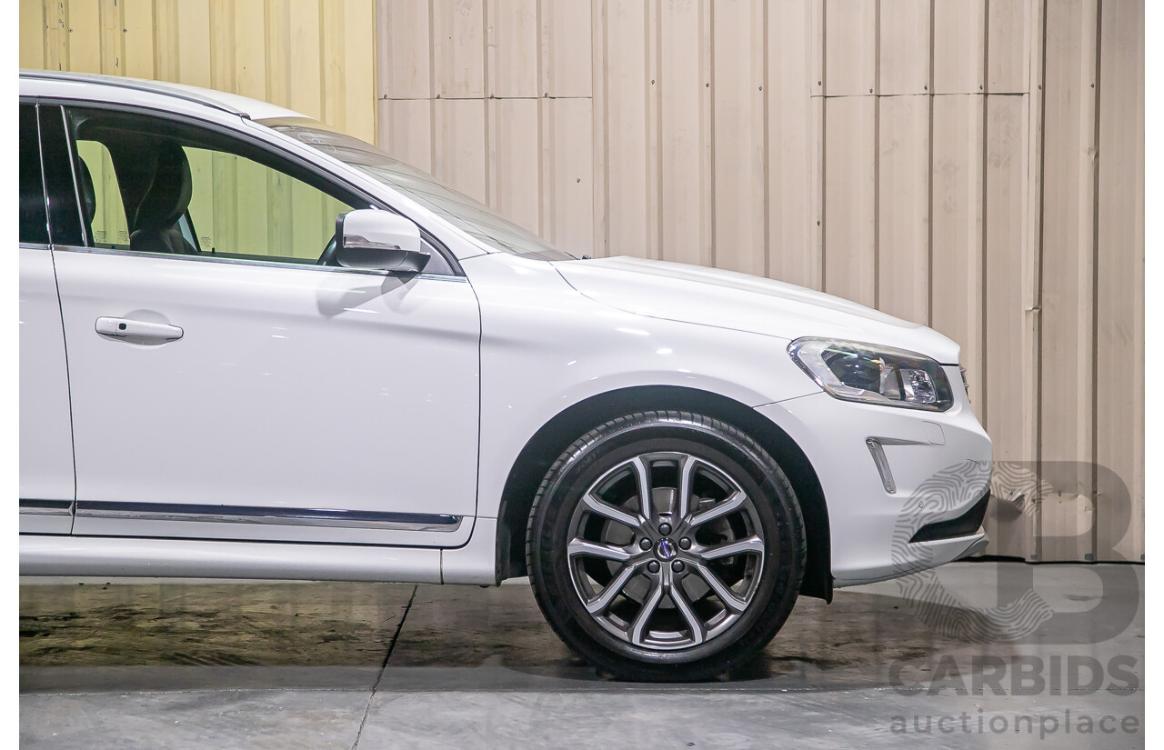 12/2015 Volvo XC60 D5 Luxury (AWD) DZ MY15 4d Wagon White Turbo Diesel 2.4L