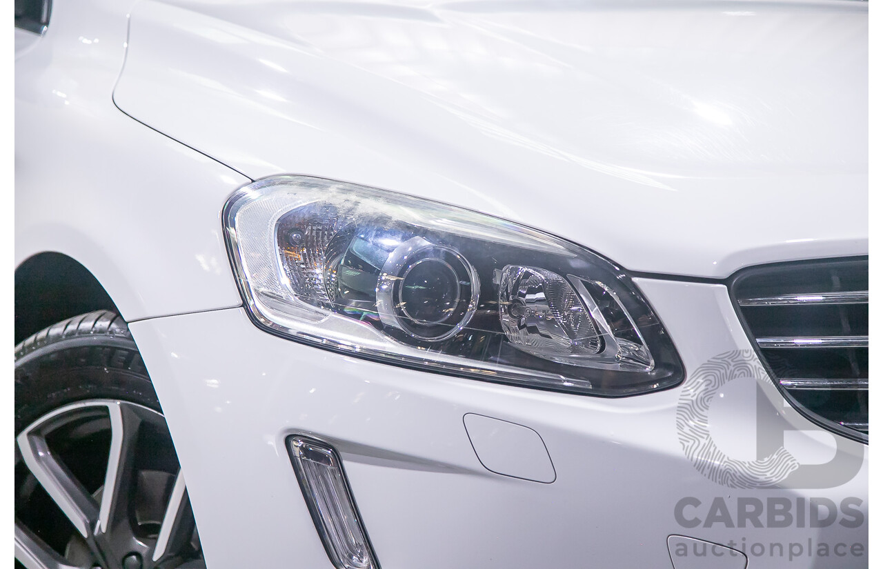 12/2015 Volvo XC60 D5 Luxury (AWD) DZ MY15 4d Wagon White Turbo Diesel 2.4L