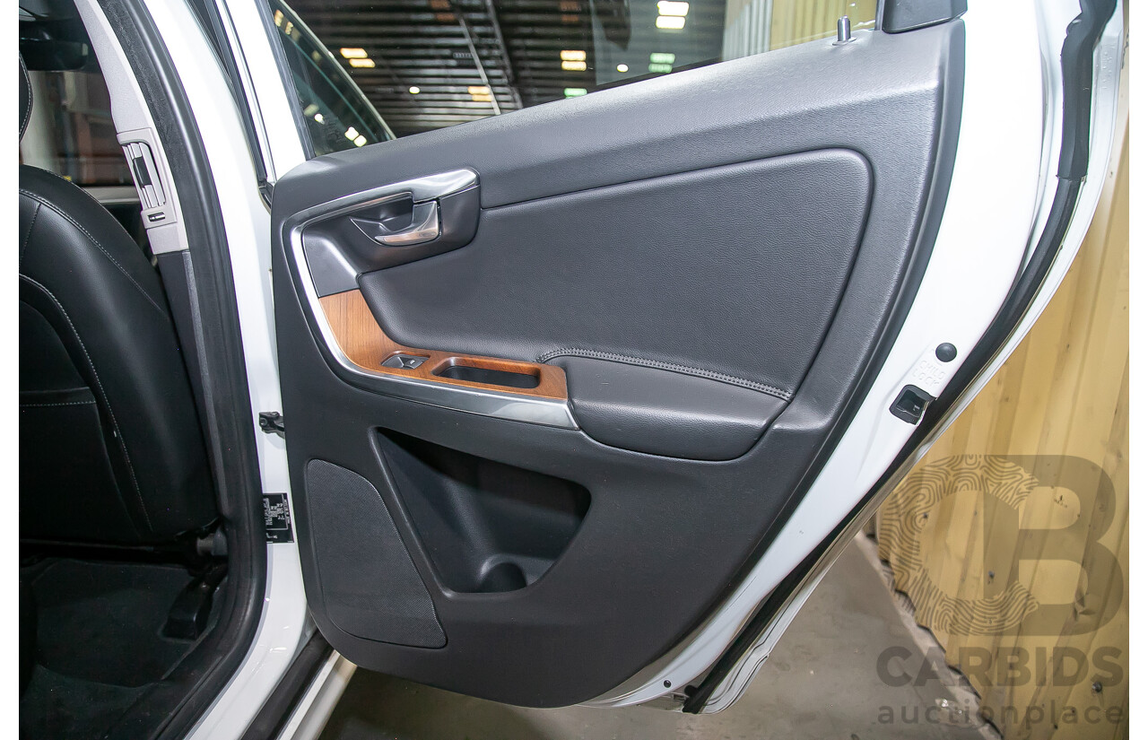 12/2015 Volvo XC60 D5 Luxury (AWD) DZ MY15 4d Wagon White Turbo Diesel 2.4L